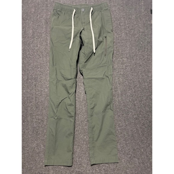 Vuori Other - Vuori Ripstop Pant Mens Medium green Organic Cotton V412 Stretch drawstring